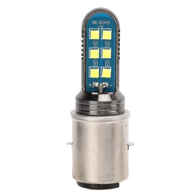 12LED BA20D LED Headlight Motorcycle Electric Vehicle Double Claw BA20D Motorcycle Light