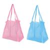 Multicolor Swimming Large Mesh Beach Bag, Sand-Away Portable Tote, Breathable Foldable Storage For Toys Outdoor Mesh Handbag