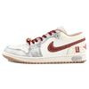 Jordan Air Jordan 1 Vintage Basketball Shoes Men's Low Top Beige 553558-169(Team1876-S-BOX)