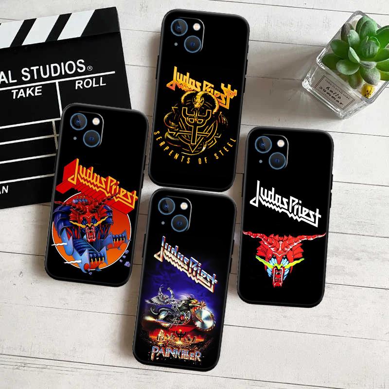 J-Judas P-Priest Shell Phone Case for Samsung Galaxy Note 10 20 S23 S24 S25 Ultra FE Plus Edge Lite A02S A35 A07 A17