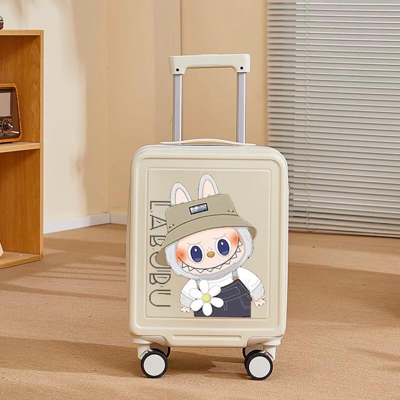 JOURHEY SHI Cartoon Cute Kids  Rolling Luggage 16 inch