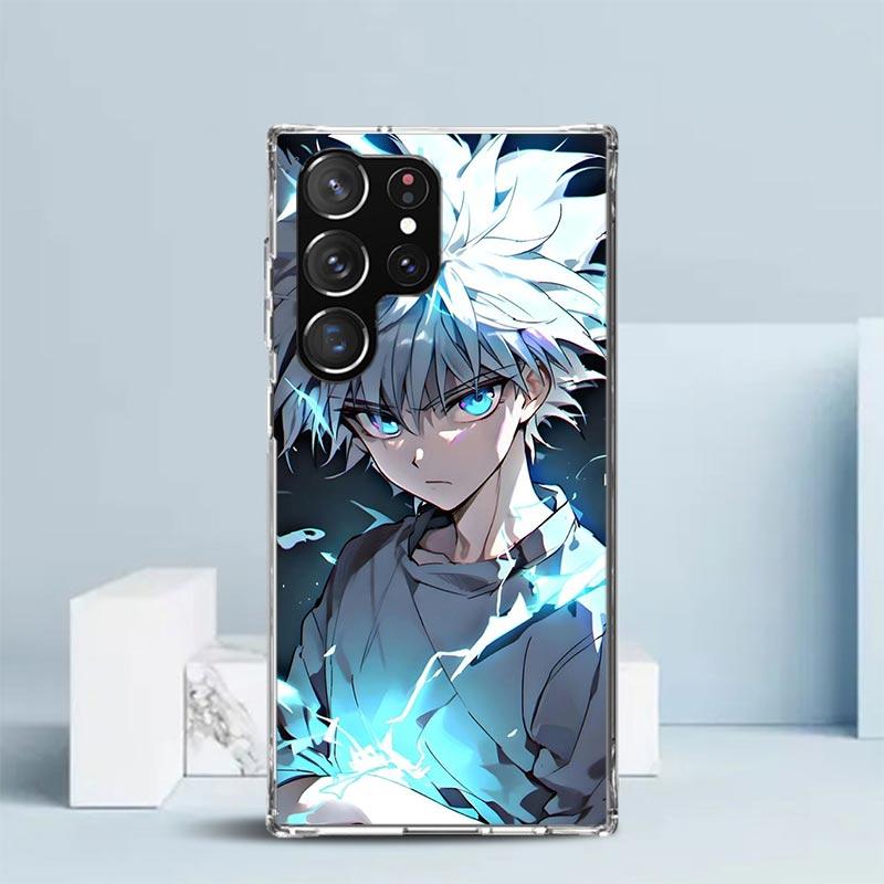 Huner X-Hunters Killua Soft Cover for Samsung Galaxy S25 Edge S26 S24 S23 Ultra Phone Case S22 S21 Plus S20 FE Print Pattern She