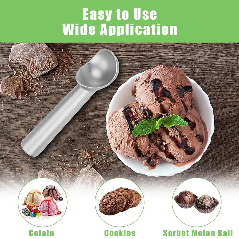 Ice Cream Scoops Ice Cream Spoon Digger Fruit Balls Cookie Spoons Yogurt Sorbet Scooper Home Kitchen Alloy Gadgets Accessories