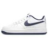 Air Force 1 GS White Midnight Navy Baskets pour enfants Football-Gris FV5948-104