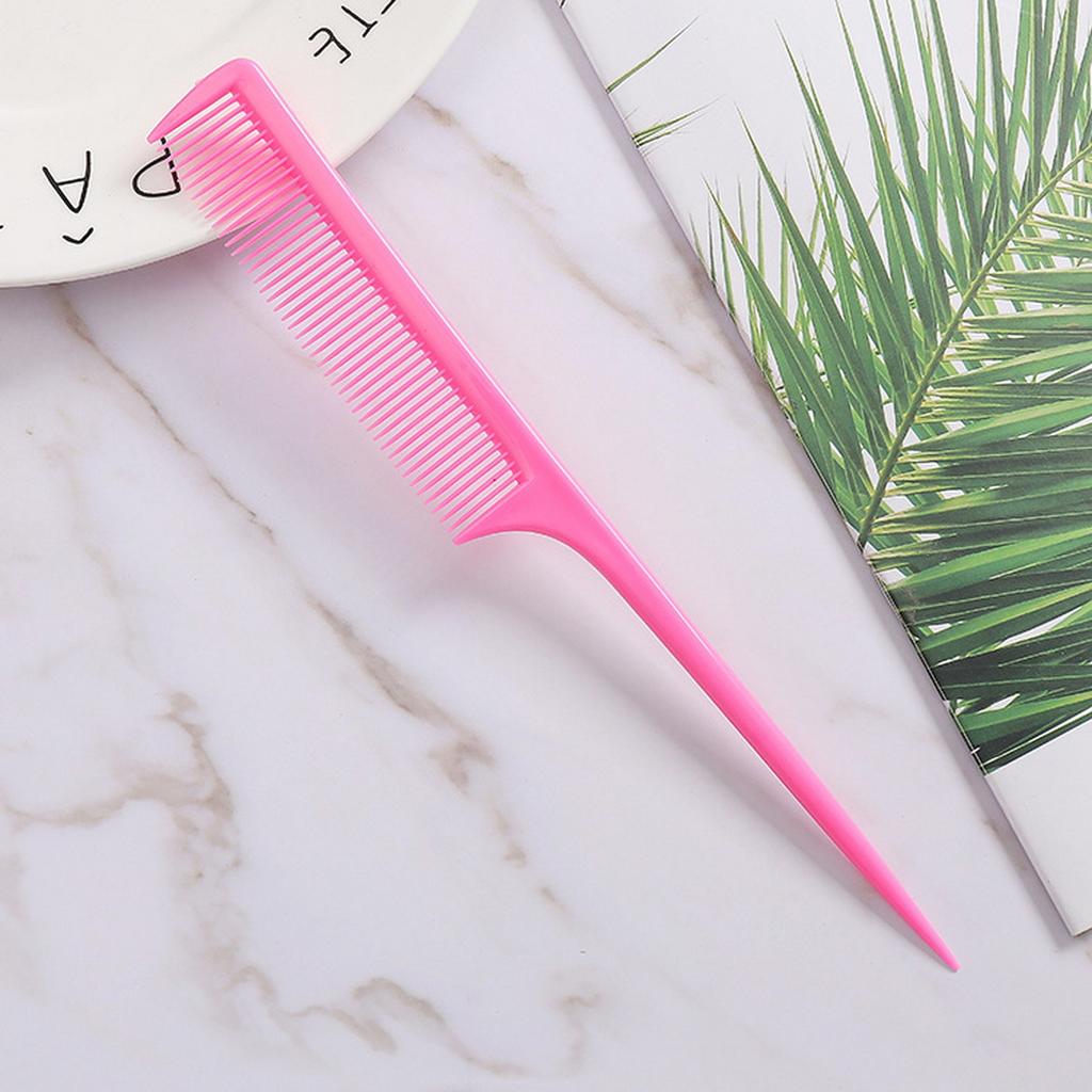 Rat Tail Comb Picking Comb Plastic Hairdressing Comb Anti-static Hair Styling Comb For Barber Salon Home Use
