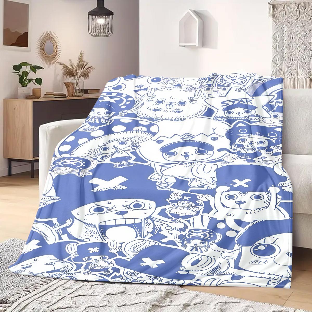 

Tony Tony Chopper Print Blanket Warm Comfortable Flannel Blanket Suitable for Bedrooms,Sofas, Beds,Chairs,Travel -QIAO144 75x90cm