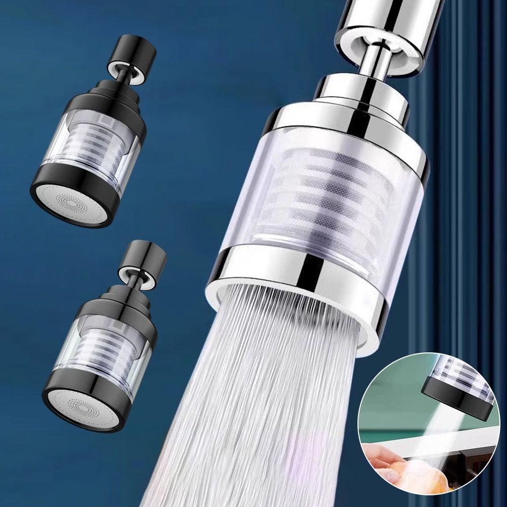 Splash-Proof Faucet 360 Degree Swivel Faucet Extender Durable Kitchen Faucet Purifier  Universal