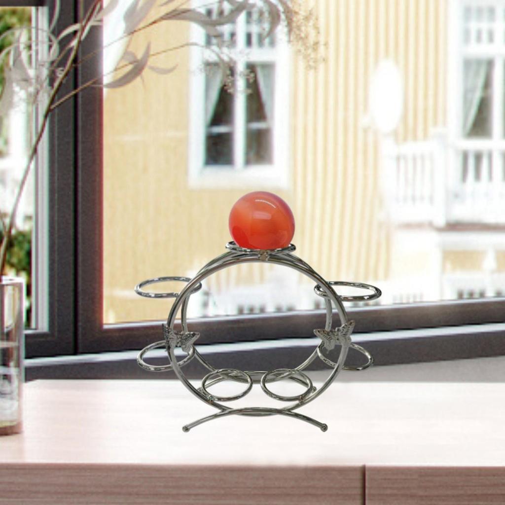Kristallkugel Metallbasis Kugel Stein Ständer Halter Halten Kugeln 4-6 cm Kugeln Metallbasis Ausstellungsständer für Wohnheim Geburtstagsgeschenk