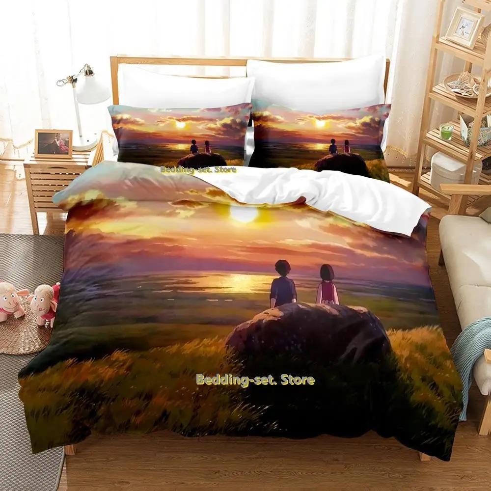 Tales From Earthsea Bedding Set Single Twin Full Queen King Size Bed Set Adult Kid Bedroom Duvetcover Sets Anime Bed Sheet Set