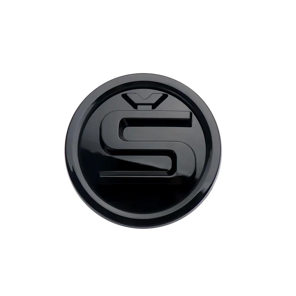 ABCDGI1 Car Sticker 2025 New ABS 80/90/100mm Car Front Hood Badge Bonnet Emblem Trunk Sticker For Skoda Yeti Octavia Kamiq Fabia Kodiaq