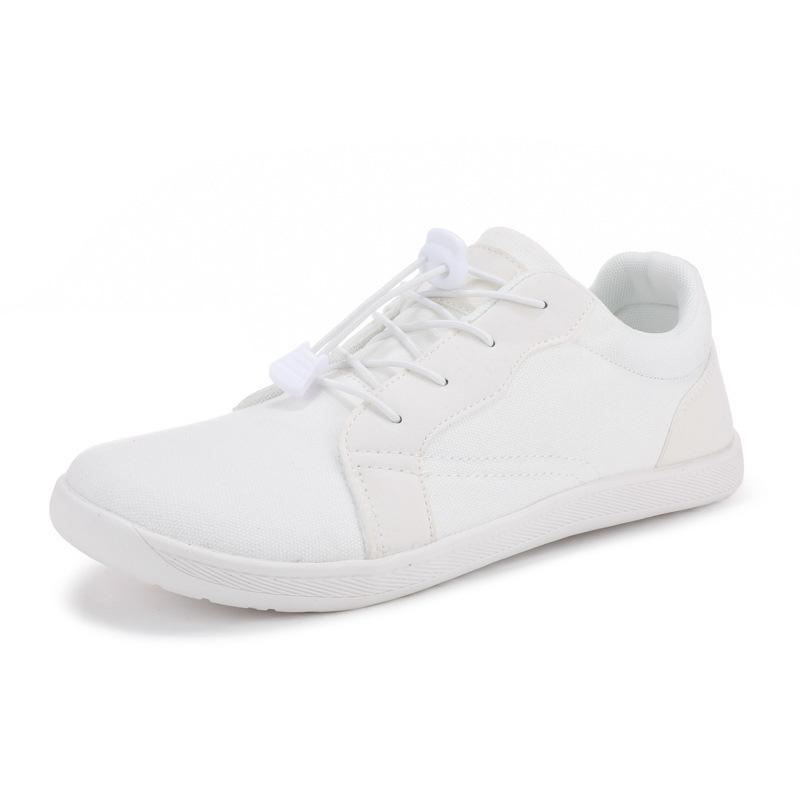 Large size breathable mesh shoes men's and women's fly-woven sports shoes wide version barefoot shoes flat casual shoes wide and narrow shoes