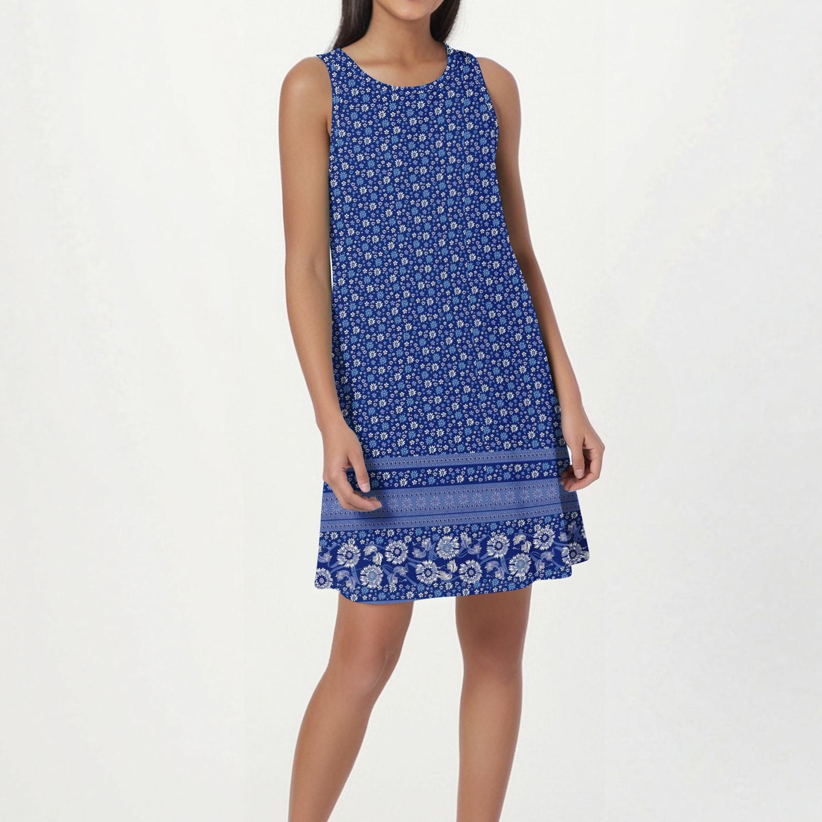 Summer Dresses for Women 2026 Sleeveless Casual Sundresses for Women 2026 Relaxed Fit Summer Dresses Soft Fabric Summer Dress XL