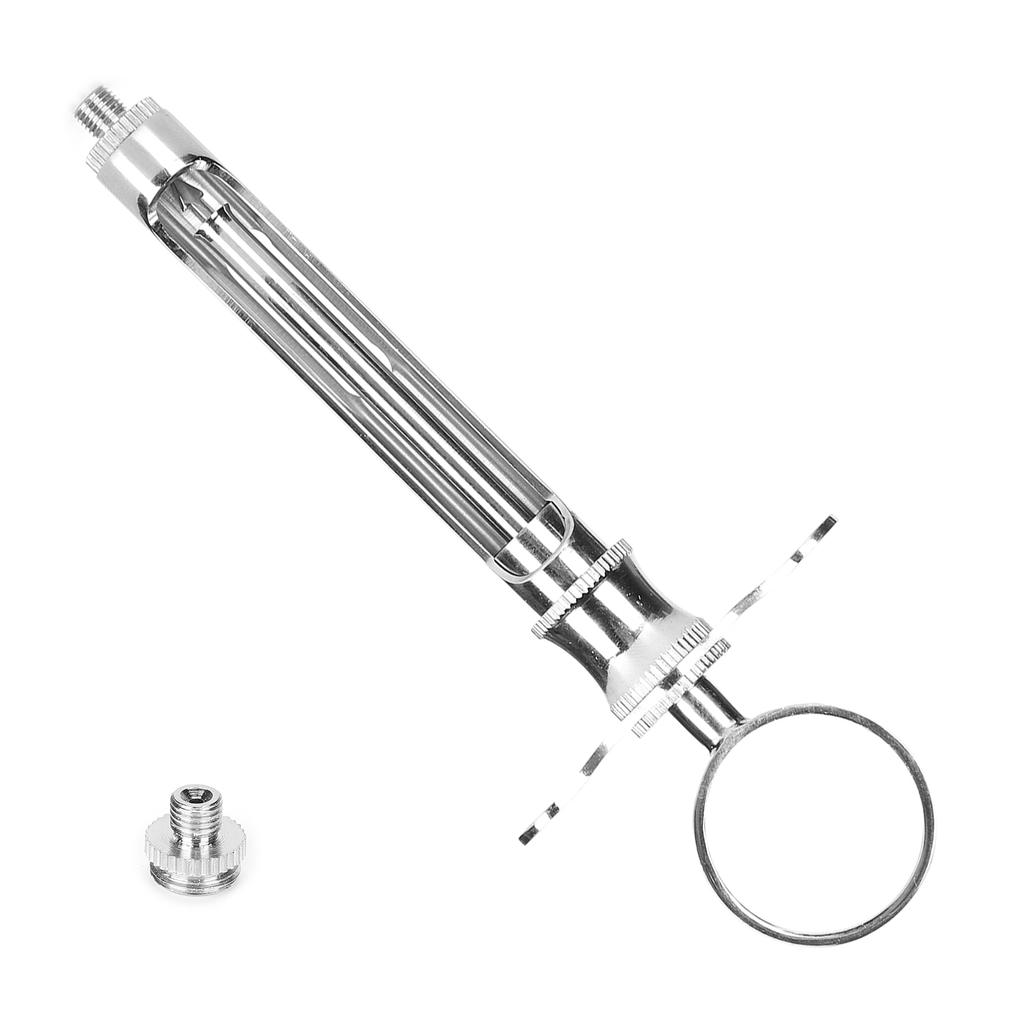 Dental Anesthetic Syringe SelfAspirating Stainless Steel Reusable Dental Syringe Accessory