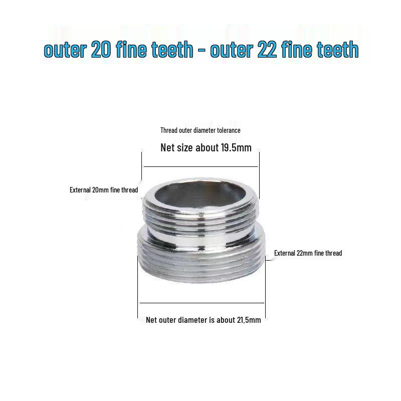 

Адаптер для крана и соединитель для очистителя воды: Аэратор M22 с крупной резьбой на 4 точки