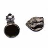12 X Clip On Earrings Non Pierced Bezel Fit 12mm Cabochon Jewelry Making