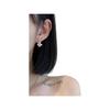 VIVIENNE WESTWOOD Maitena Earrings With Sphere Pattern Decoration Unisex Earrings Silver Purple 6203005602P250P250