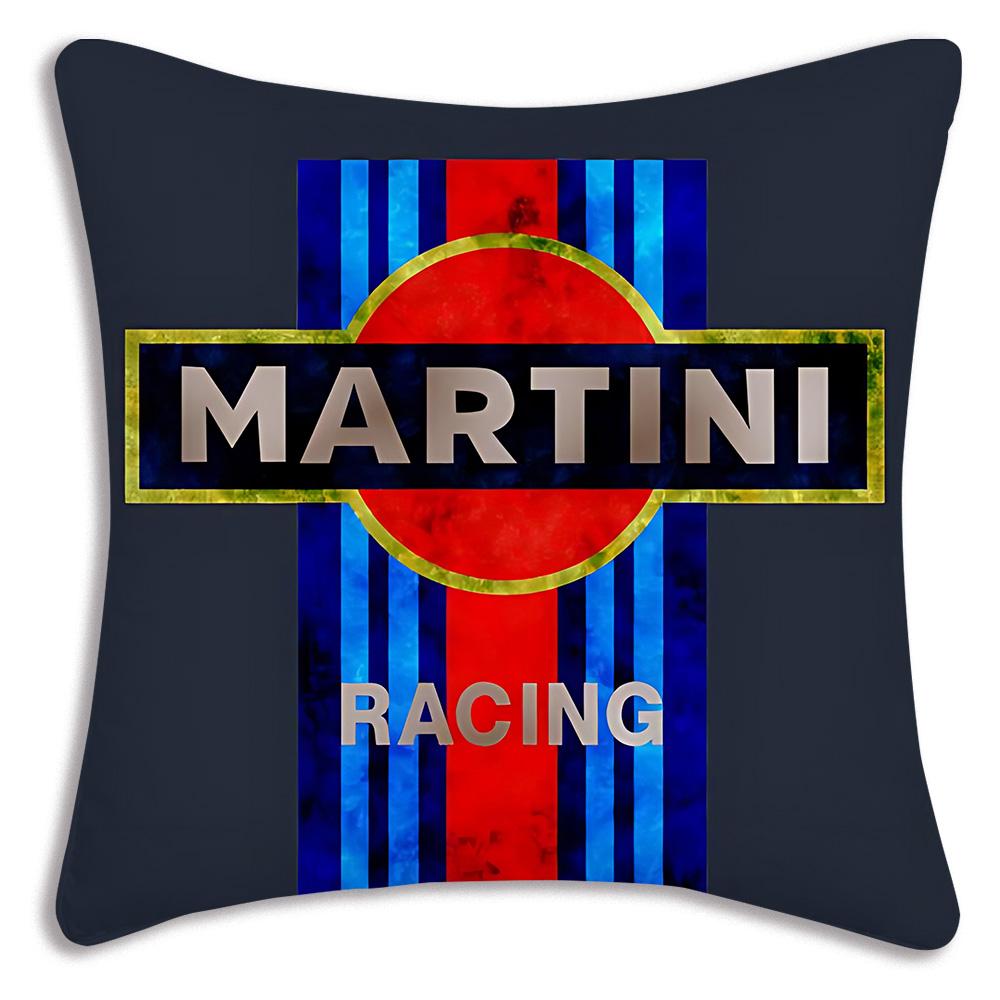 Racing For M-Martinis Pillow Covers Cartoon Sofa Decorative Home Double-sided Printing Short Plush Cute Cushion Cover