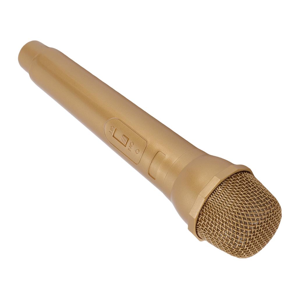 Simulated Microphone ABS Lightweight Realistic Handheld Mic Prop for Speech Practice Cosplay Photography