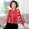 Bow Tie Tied Long Sleeved Top Korean Version Chiffon Shirt Women's Spring Autumn New Polka Dot Bottoming Blouse S-5XL