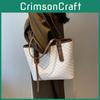 Vintage Style Large Capacity Tote Bag For Women With Inner Pockets And Crossbody Design