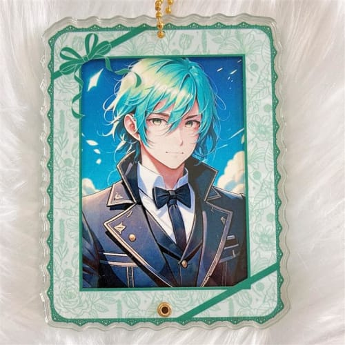 Acrylic Frame [Floral Pattern] for Otaku Activities, Small Item Storage, Acrylic Stand Case, Anime Otaku, Anime Goods Storage, Display, G.Trigger, Gre