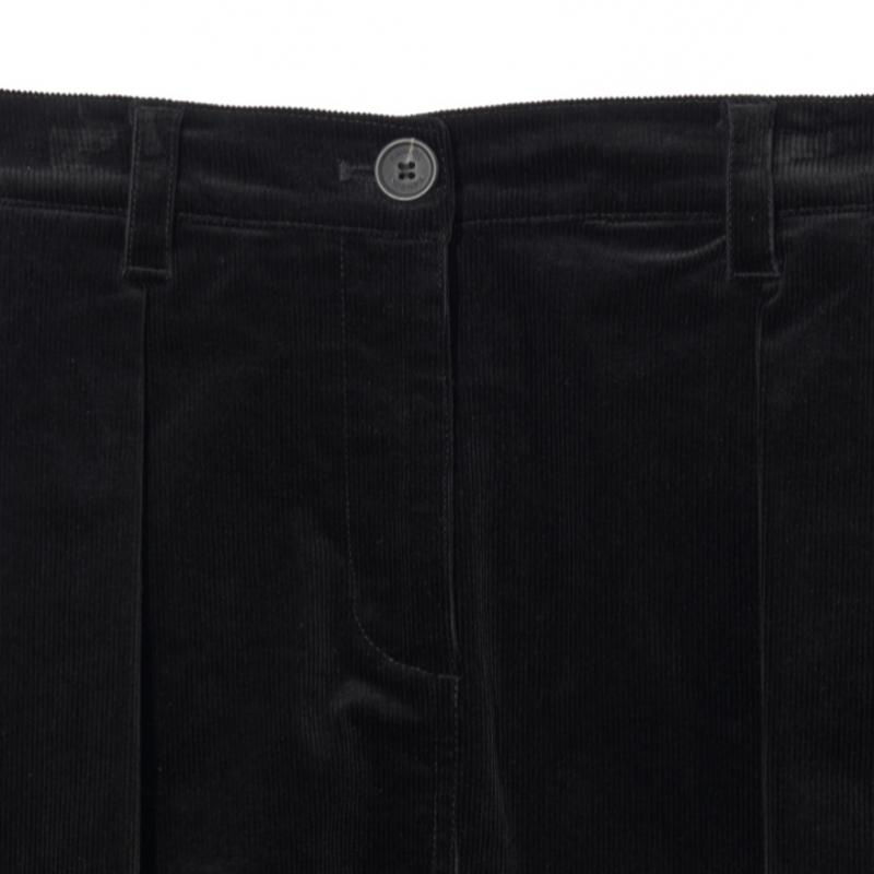KANGOL Women S Corduroy Cargo Skirt 8121 Black