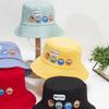 Sun Hat Cartoon Printing Sun Protection Toddler Bucket Hat Summer Fishing Cap For 2-5 Years Old Boys Girls