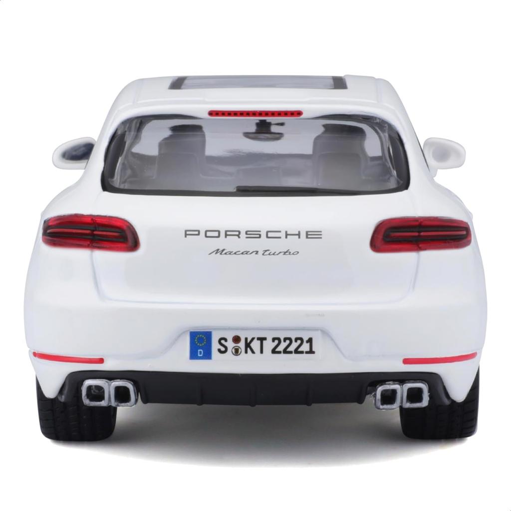 Bburago Porsche Macan White Diecast Model Finished Product WT 1/24 / Car, 18-21077