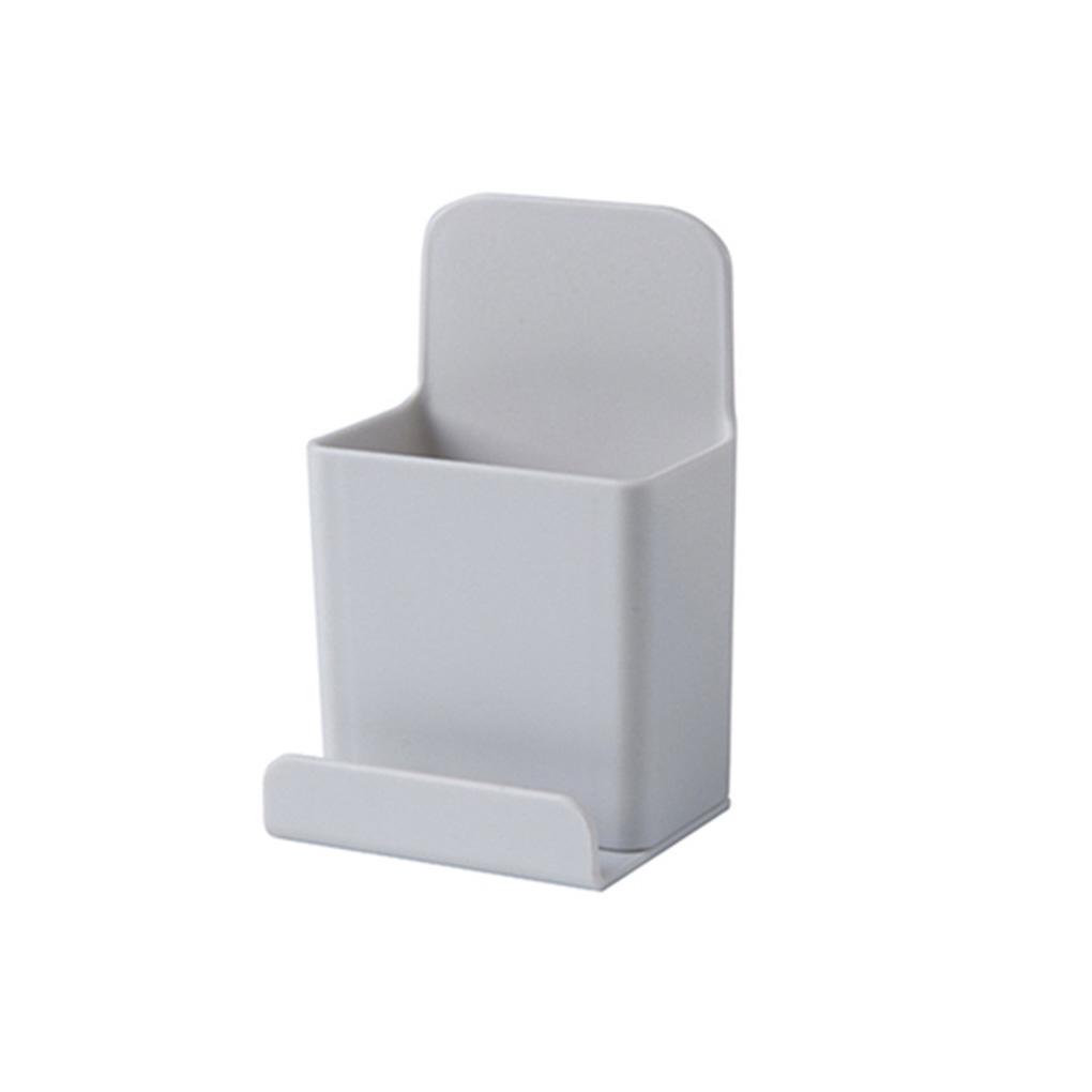 

Органайзер для пульта дистанционного управления для гостиной, ванной комнаты, кухни, настенное крепление, держатель для пульта управления с отверстием для зарядки, для отеля