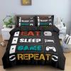Gaming Console Down Comforter Set Bedding Set 3-piece Duvet Cover Set