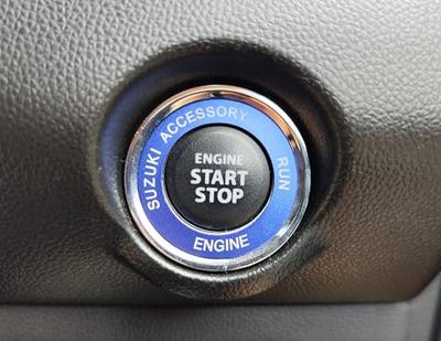 HDG Suzuki Car Push Start Button Ring Ignition Switch Blue Jimny Solio Crosby Escudo