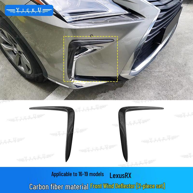 Compatible with 2016-2019 Lexus RX: Front/rear Lips, Side Skirts, Lower Lip, Resin Arches, ART Roof, Rear Wing, and Canards.