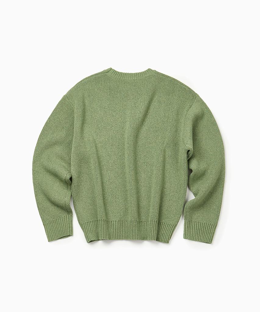 FREEMARIO Sunrise Jacquard Knit [Green]