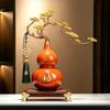 Gourd Ornament: Luxurious Chinese Home Decor for Living Room or Office – Attracts Fortune and Prosperity, Perfect Housewarming Gift