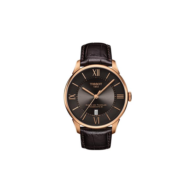 TISSOT Men s Tourelles Collection Watch T099.407.36.448.00 Rose Gold-plated