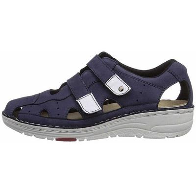 Women's Velcro Slip-ons Berkemann Larena 03100 Navy