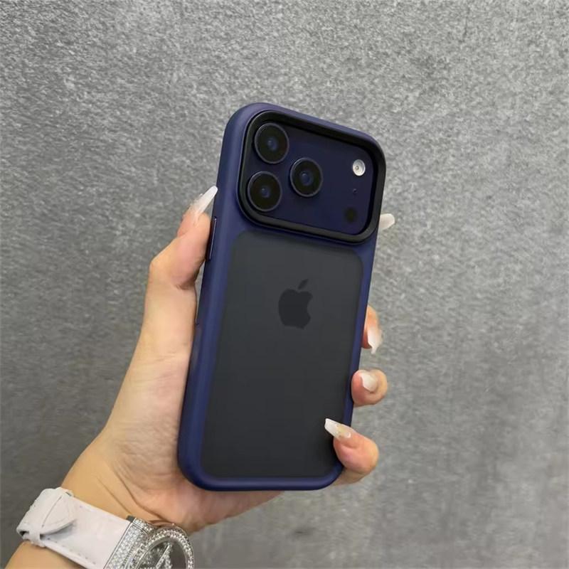 Mit Kamerasteuerungstasten-Hülle für iPhone 17 Pro Max 17Pro Schlanke Matte Durchscheinende PC TPU Stoßfeste Hülle für iPhone 17 Air