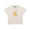 We11done Monster Ink Wash Little Monster Pattern Round Neck High Street Short Sleeve T-Shirt Unisex T-Shirt Off-White WD-TT0-21-510-U-GR