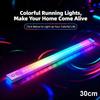 Rgb Ambient Sensor Light - Rechargeable Magnetic Wall Lamp Mood Ambient Light For Cabinet Hallway Stair