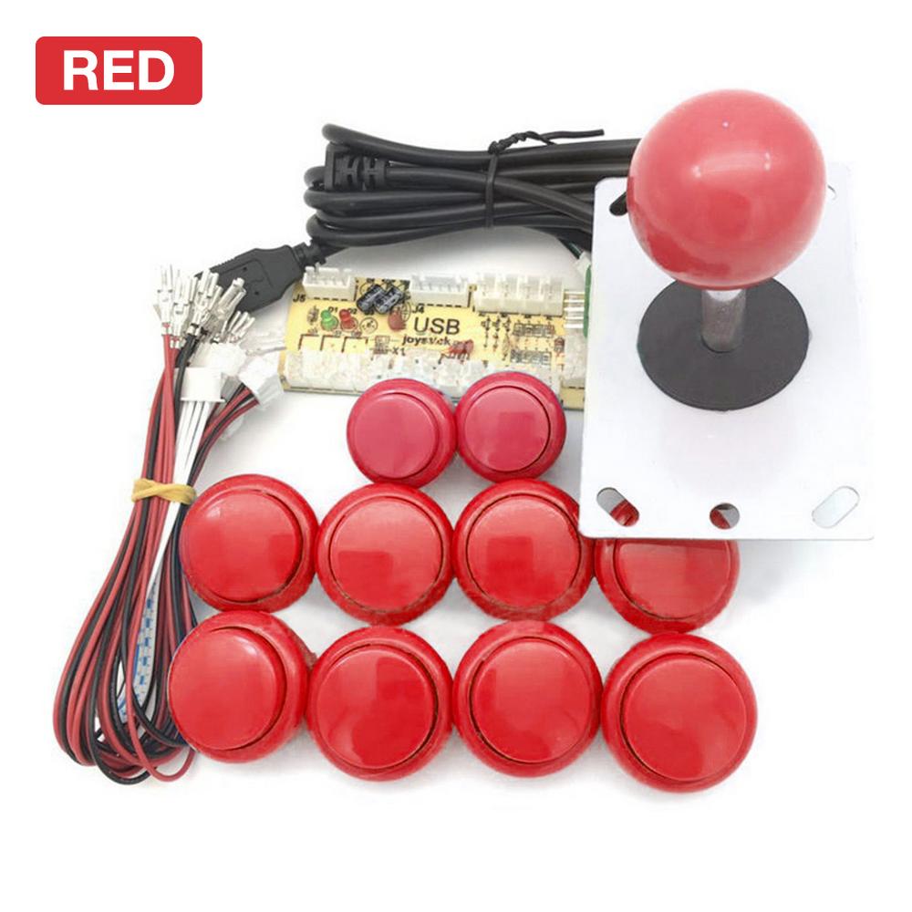 DIY Arcade Joystick Kit Zero Delay Arcade DIY Kit USB Encoder To PCPS3 Arcade ForSanwa Joystick And Push Buttons For Arcade Mame