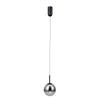 Lampa Wisząca Strela Led Czarny Mat Alu Italux Pnd-34378-1S-Bk