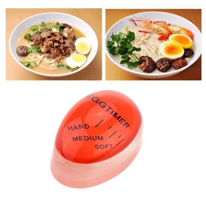 

Mini Minuteur d œuf Portable Compteur à Rebours de Couleur de Changement Pratique Matériel de Cuisine