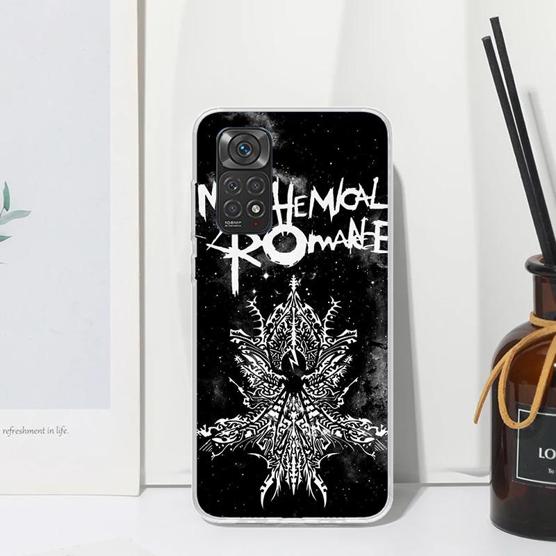My Chemical Romance MCR Phone Case For Xiaomi Redmi Note 15 13 14S 14 Pro Plus 12S 11S 10S 12 11E 10 11T Art Fundas Back Cover R