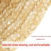 Classic Farmer's Wide-Brimmed Straw Sun Hat