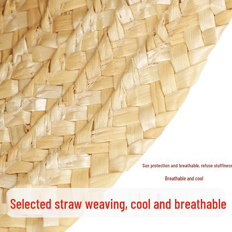 Classic Farmer's Wide-Brimmed Straw Sun Hat