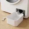 Washing Machine Drain Tray 19 X 8 X 8 Cm, Side Hanging Water Collection Basin with Hose Guide for Laundry Rooms