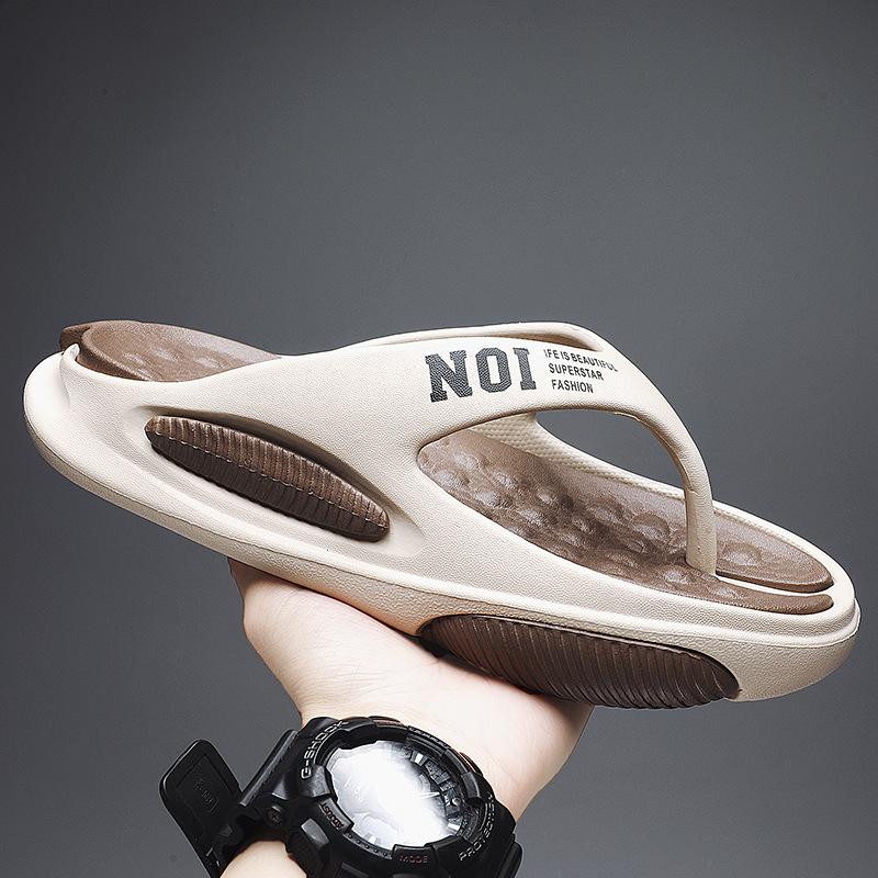 Flip-flops Men's New Summer Outer Wear Thick-soled Non-slip Deodorant Sandals Comfortable and Versatile Personalized Indoor Cool Slippers