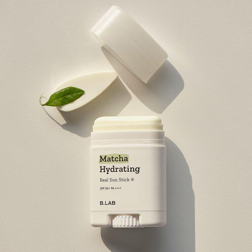 B LAB Matcha Hydrating Sun Stick SPF50+ PA++++ 21g 2pcs/triple Functionality/essential Sun Stick/cooling Sun Stick
