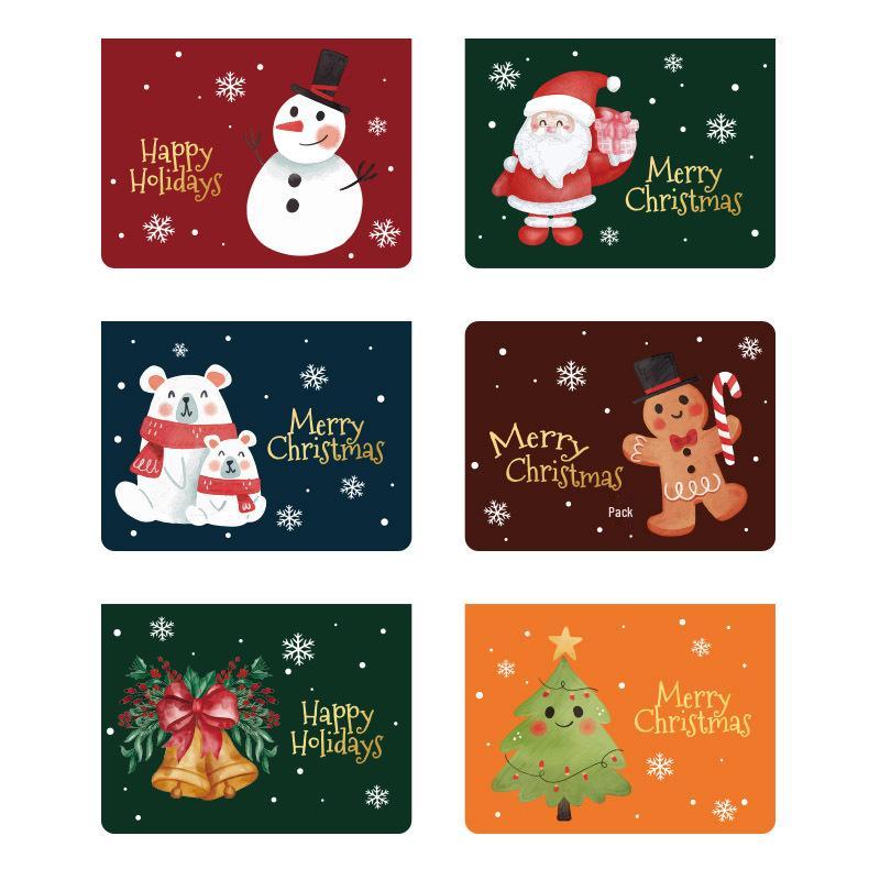24PCS Christmas & Thanksgiving Greeting Card Set - Festive Holiday Designs for Gifts