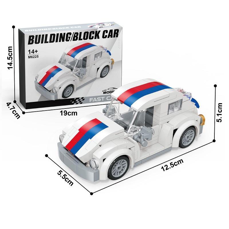 Luxus-Autospielzeug Bausteine Rennmodell Set - Pädagogisches Puzzle-Spielzeug für Kinder, Perfektes Geburtstagsgeschenk